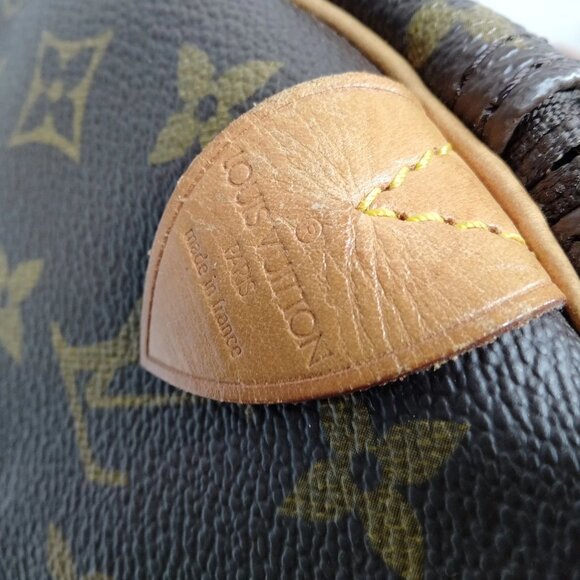 Authentic Louis Vuitton LV Boston Bag Keepall 60 Brown Monogram mn468-120825 - Picture 7 of 9